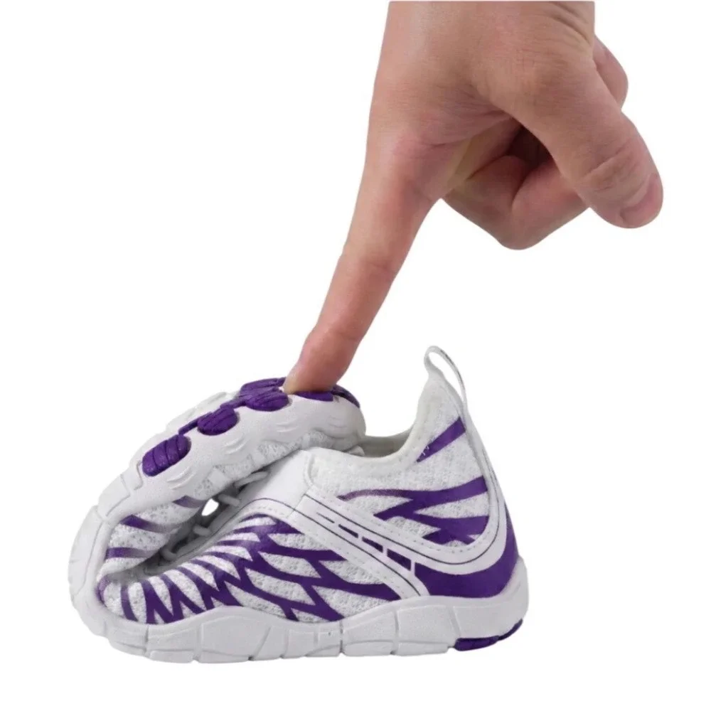 Hike footwear Lorax pro Womens White Purple Barefoot Shoes Athletic Sneaker Sz 8